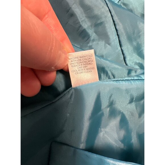 CJ Banks Long Sleeve Ruffle Collar Blazer Size 1X - Picture 9 of 10